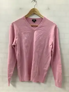 最終値下◎1.7◎A584P◎ユニクロ◎スウェット◎Vネック◎ピンク系