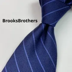 BrooksBrothersブルックスブラザーズ　ネクタイ　シルク　ネイビー