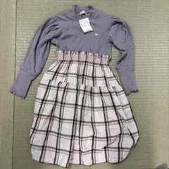 未使用品　130 女の子ワンピース