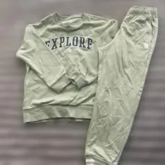 海外ノースフェイス セットアップ 130 韓国 スウェット 美品