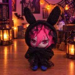 ハロウィン　うさぎ　バニーぬい服（ともぬい、15cm〜20cmぬいぐるみ）