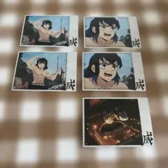 【韓国限定グッズ】鬼滅の刃 HIGHLIGHT PICKカード 嘴平伊之助 5枚