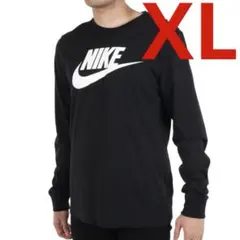 新品 ナイキ フューチュラ ロングスリーブTシャツ ブラック ＸＬサイズ 送料込のサムネイル