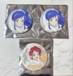 アイカツ！ 未来へのSTARWAY ホワイトポンチョ 缶バッジ 藤堂ユリカ