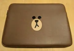 ラインフレンズ　ブラウン　パソコンケース　PCケース
