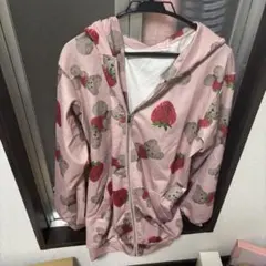 さくらんぼ姫系うさぎ総柄パーカー白Princess MelodyプリメロMARS 