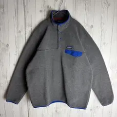 Patagonia パタゴニア シンチラ スナップT フリース XL グレー