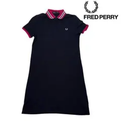 FRED PERRY フレッドペリー　刺繍ロゴ　シャツワンピースのサムネイル