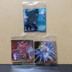 ガンダムシールウェハース パラレル他3枚セット