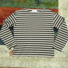 CIAOPANIC TYPY 長袖Tシャツ ベージュ L ボーダー 綿のサムネイル