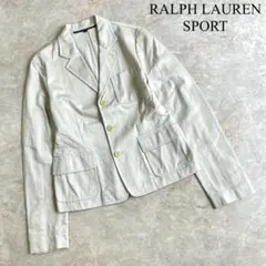 RALPH LAUREN SPORT コットン 3つボタン テーラードジャケット