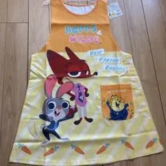 【新品】ズートピアイエローエプロン