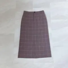 green label relaxing クラシカルチェック タイトスカート