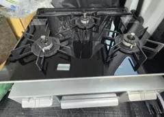 ◎未使用 ハーマン ガスビルトインコンロ H3634D1W1K 都市 25年製 