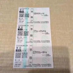 第92回日本ダービー 記念品セット クロワデュノール 応援馬券 - メルカリ