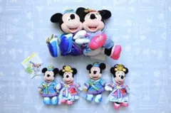 七夕 ぬいぐるみ ディズニー ぬいぐるみバッジ まとめ売り ミッキー ミニー