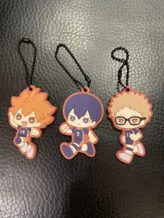 ハイキュー　一番くじ　ラバーキーホルダー　烏野高校