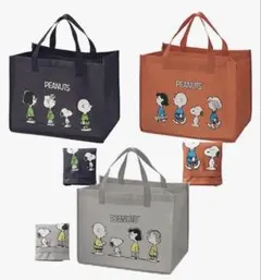 （未開封）スヌーピー エコバッグ　グレー