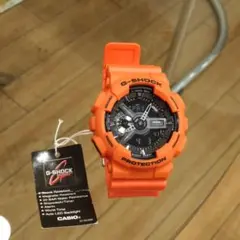 【極美品】CASIO　G-SHOCK　GA-110MR レスキューオレンジ