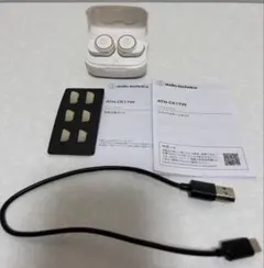 【ジャンク・付属品完備】オーディオテクニカ ATH-CK1TW ホワイトのサムネイル