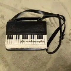 ピアノ鍵盤デザイン 3way ショルダーバッグ