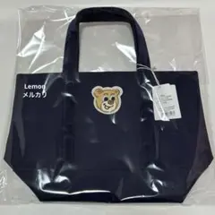 ラブラリーバイフェイラー　オールドテディ　ワッペントートバッグネイビー新品未開封