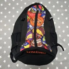 SPALDING バスケットボール柄 リュック・５号ボール