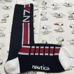 nautica ソックス ブラック レッド ホワイト　②のサムネイル