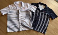 【2点セット】フィラ　FILA 半袖　L LLポロシャツ　ジャージ　ボタン