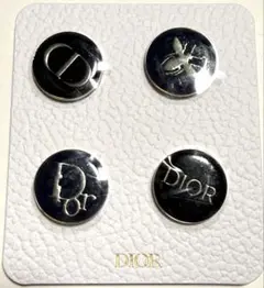 DIOR ノベルティ ピンバッジ 4点セット ロゴ 未使用 非売品