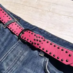 スタッズ ベルト スケーター y2k SK8 ピンク 平成 メンズ レディース