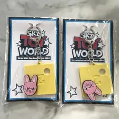 Stray Kids TOY WORLD チャンビン　キーホルダー D賞　2個