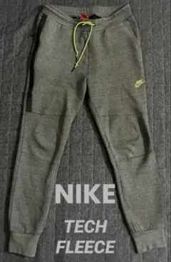 Nike ナイキ　テックフリース　赤タグ　ジョガーパンツ グレー スウェット