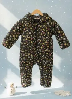 mai mail ♡ 韓国子供服 小花柄 ジャンプスーツ 80cm スノーウェア