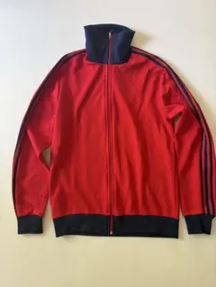 【フランス製】70s adidas トラックジャケット VENTEX 赤×紺
