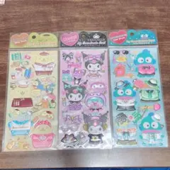 サンリオキャラクターシールセット 3シート