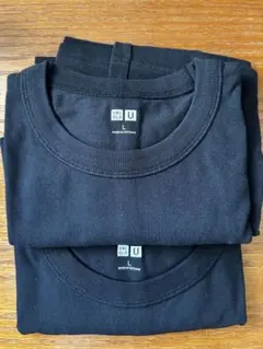 【新品/未使用】UNIQLO U ブラック Tシャツ Lサイズ