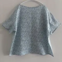 美品 merci メルシー リバティ タナローン 半袖 ちび襟 M - メルカリ