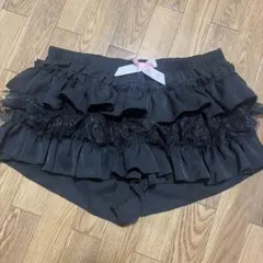 フリル レースミニスカート