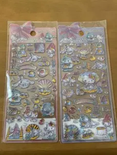 サンリオ公式正規品　クリアドロップシールジュエリーシール2枚セット