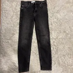 ZARA ダークグレー スキニーデニム 36