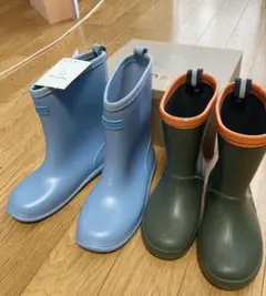 【新品】2点セット★ 21㎝、18㎝　ブリーズ　レインブーツ　長靴のサムネイル