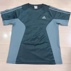 アディダス CLIMACOOL スポーツウェア Tシャツ Lサイズ黒×グレー