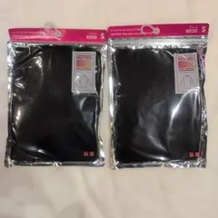 HEATTECH タートルネック長袖Tシャツ Sサイズ ブラック2枚セット