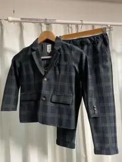 【セレモニー向け】B:MING by BEAMSスーツ120cm 蝶ネクタイ付き