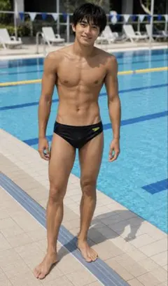 speedo 競パン ブラック SD68A12F 140 speedo 競パン ブラック SD68A12F 140 - メルカリ