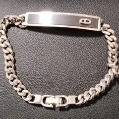 DIOR ディオール ヴィンテージ 喜平 ブレスレット CDロゴ 約19cmのサムネイル