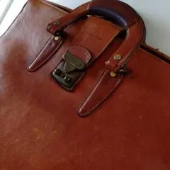 本革 ブラウン ビジネスバッグ