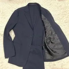美品 洗える セオリー　スーツ　セットアップ　2022年　ストレッチ　ネイビー