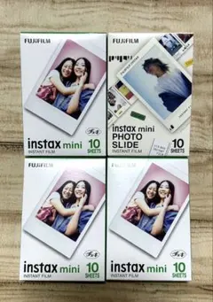 富士フィルム　チェキフィルム　instax mini 10枚×4